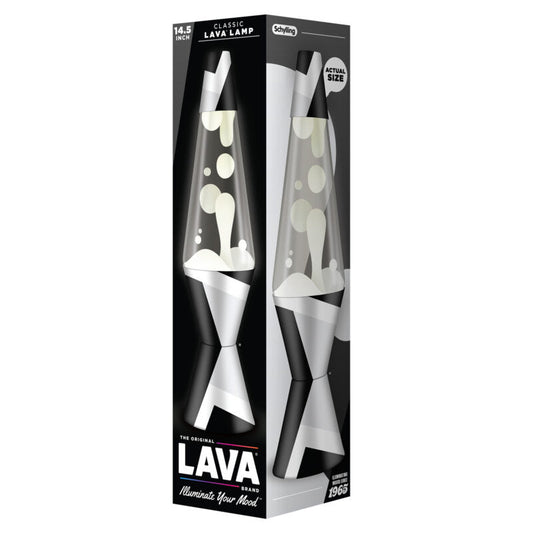 14.5″ Lava Lamp Polygonal White Tone - US 2558