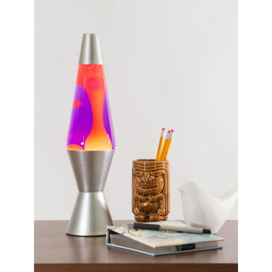 14.5” LAVA Lamp – Yellow/Purple/Silver - US 6035