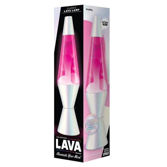 14.5″ Lava Lamp Opalescent Pearl - US 6848