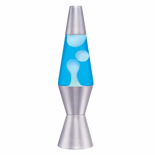 11.5″ LAVA Lamp – White/Blue/Silver - US 1300