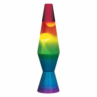 11.5″ LAVA Lamp Rainbow – White/Tricolor - US 5217