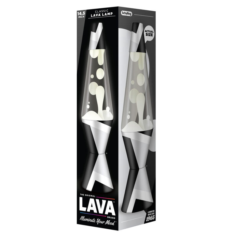 14.5″ Lava Lamp Polygonal White Tone - US 2558