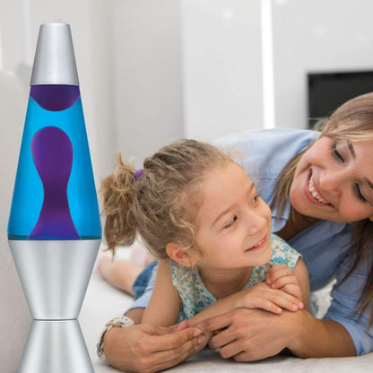 14.5″ LAVA Lamp – Purple/Blue/Silver - US 9877
