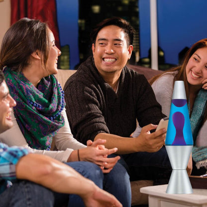 14.5″ LAVA Lamp – Purple/Blue/Silver - US 9877