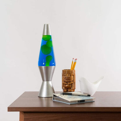14.5” LAVA Lamp – Yellow/Blue/Silver - US 2380