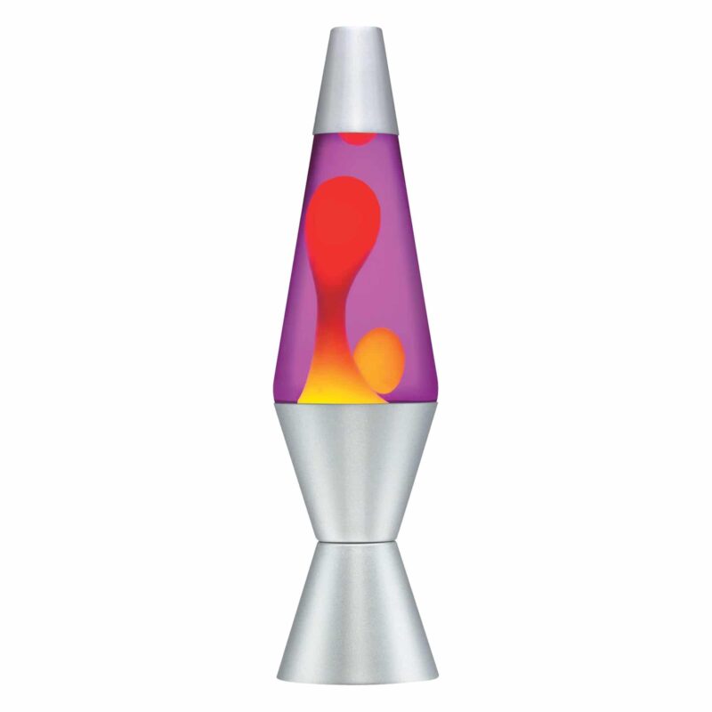 14.5” LAVA Lamp – Yellow/Purple/Silver - US 6035