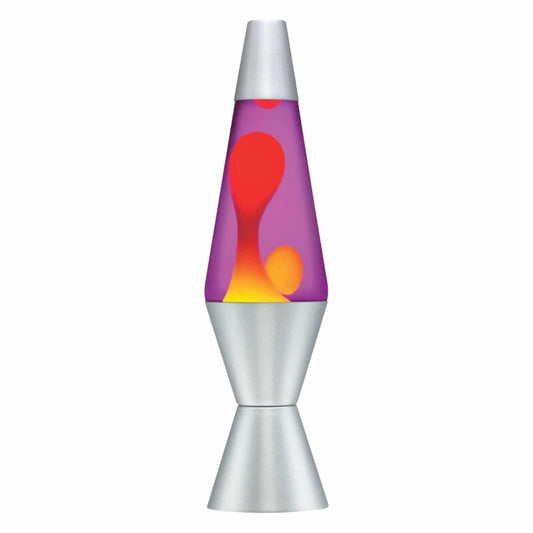 14.5” LAVA Lamp – Yellow/Purple/Silver - US 6035