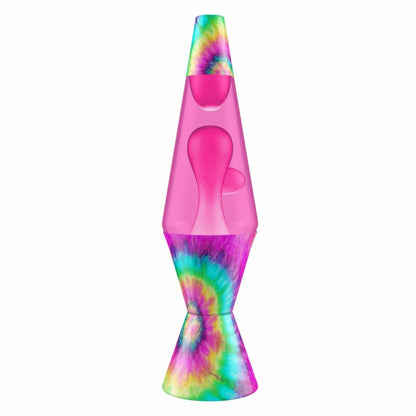 14.5″ LAVA Lamp – Tie Dye Pink Spiral - US 9870