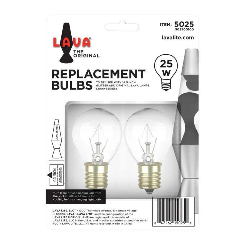 25W LAVA Lamp Light Bulb W/Tray - US 4745