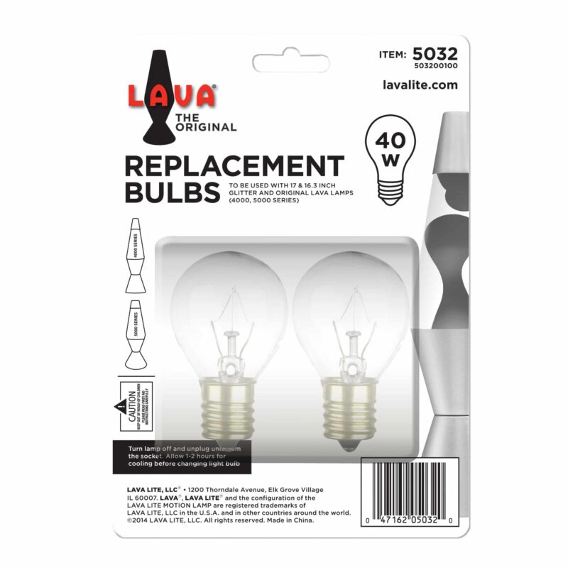 40W LAVA Lamp Light Bulb A15 - US 8117