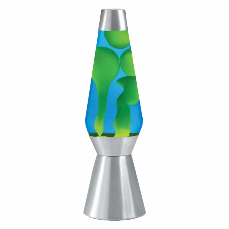 27″ LAVA Lamp Grande – Yellow/Blue/Silver - US 5688