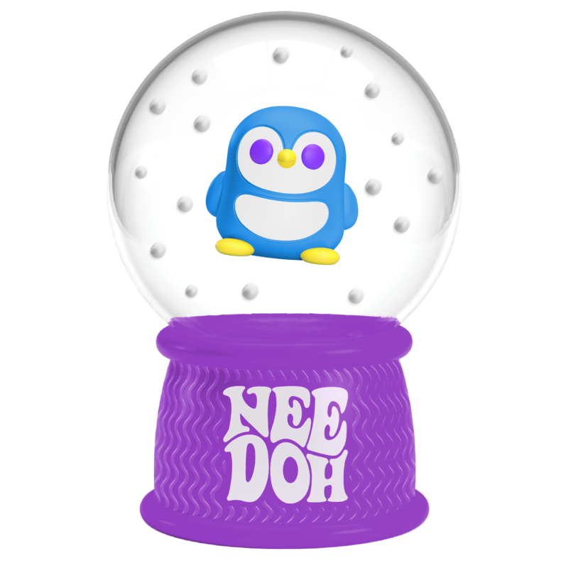 NeeDoh Squish N Flow Snow Globe - US 7846