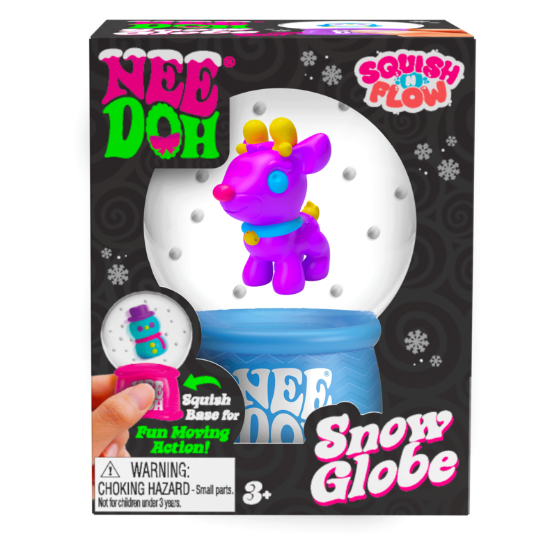 NeeDoh Squish N Flow Snow Globe - US 7846