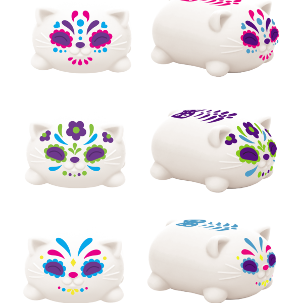 NeeDoh Sugar Skull Cats - US 4618