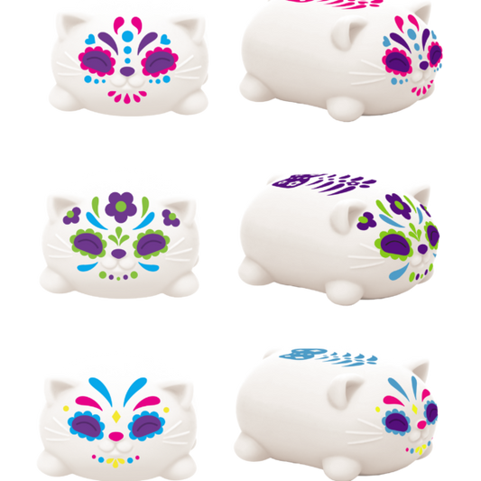 NeeDoh Sugar Skull Cats - US 4618